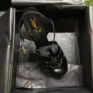 Ysl tribute heels with platform